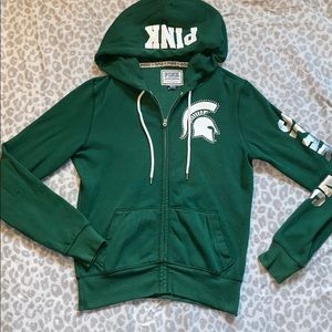 PINK Spartans sweatshirt.